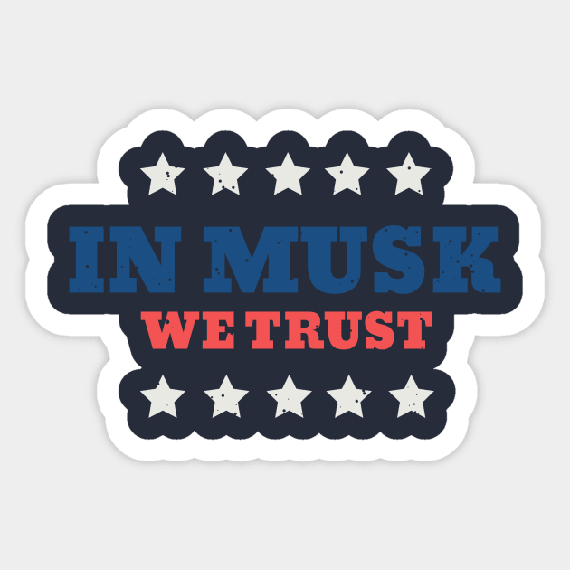 Elon Musk Sticker by Expanse Collective